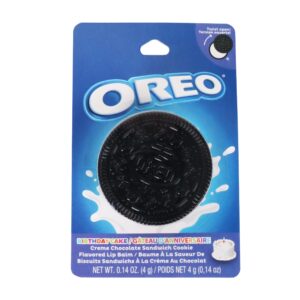 Taste Beauty Oreo Molded Lip Balm, Oreo Cookie Flavored Moisturizing Lip Balm in Cute Oreo Shaped Balm Container