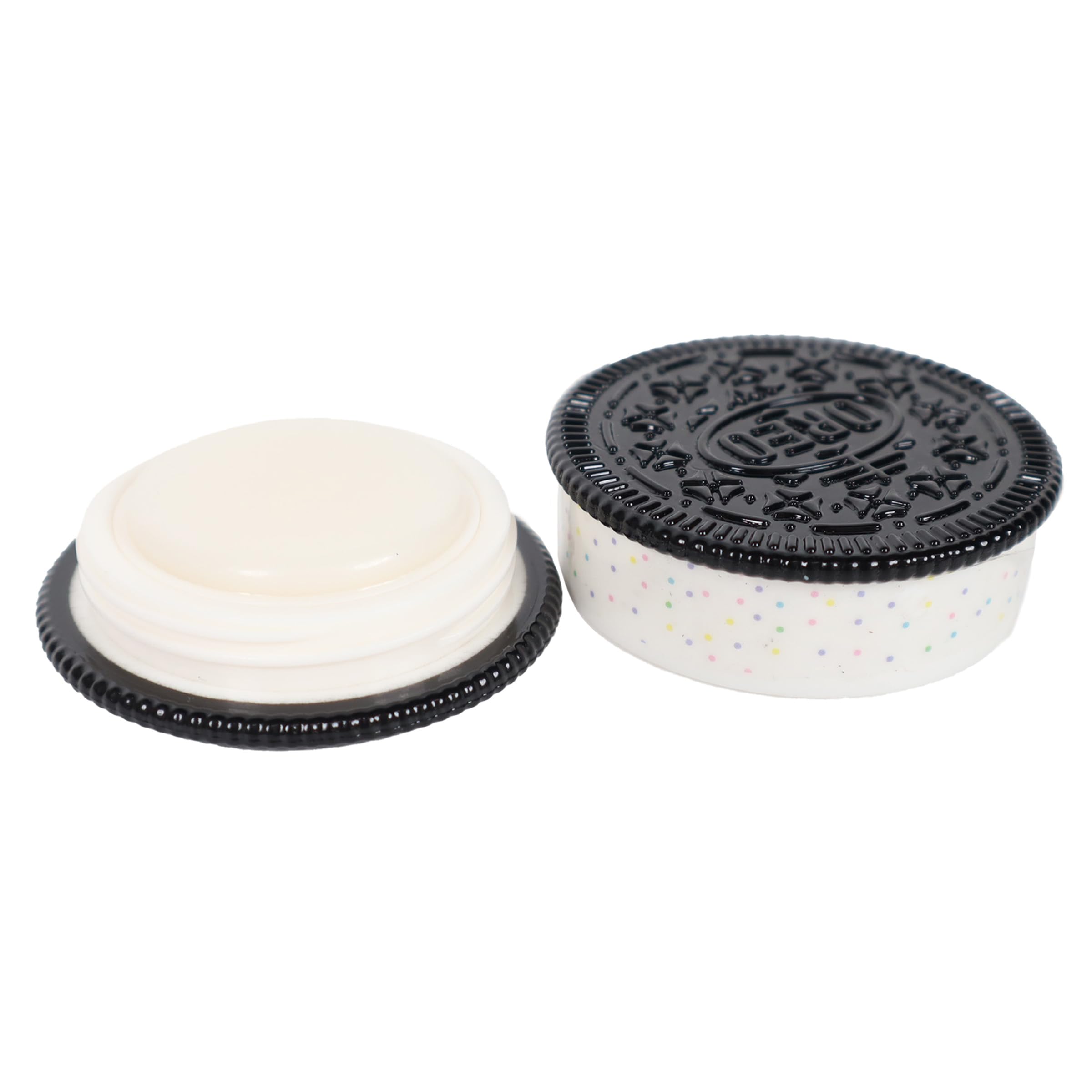 Taste Beauty Oreo Molded Lip Balm, Oreo Cookie Flavored Moisturizing Lip Balm in Cute Oreo Shaped Balm Container