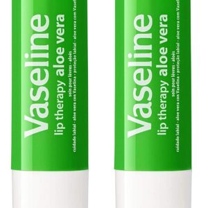 Vaseline Lip Therapy Stick with Petroleum Jelly Gift Set Includes Original, Rosy Lips and Aloe, 6 Count