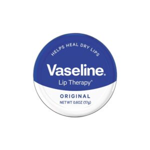 Vaseline Lip Therapy Lip Balm Tin, Original, 0.6 oz