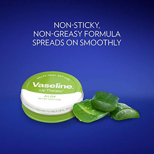 Vaseline Lip Therapy | Vaseline Lip Balm | Lip Moisturizer for Very Dry Lips | Aloe | 20g