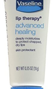 Vaseline Lip Therapy Advanced Petroleum Jelly, 3 Count