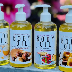 Vanilla Body Oil. After Shower Oil. Skin Hydrating Oil. Body Oil Scented. Body Oils For Women Dry Skin.(Vanilla Buttercream)