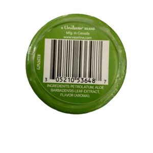 Vaseline Lip Therapy with Aloe Vera, Petroleum Jelly, Pocket Size, .7 oz (Pack of 2)