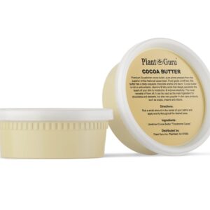 Raw Cocoa Butter 8 oz. 100% Pure Natural Unrefined FOOD GRADE Arriba Nacional Cacao Bean, Great For Chocolate Making, Soap, Lip Balm and Moisturizer For DIY Body Butters