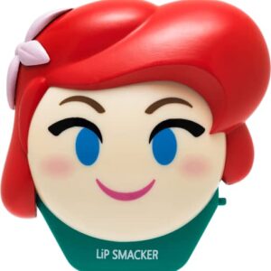 Lip Smacker Disney Little Mermaid Ariel Emoji Lip Balm, Flavored Lip Balm, Clear, For Kids