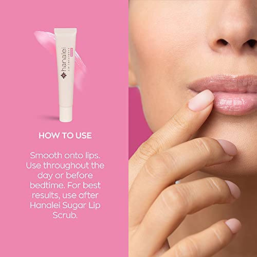 Hanalei Cruelty-Free & Paraben-Free Lip Treatment to Soothe Dry Lips – Made with Kukui Oil, Shea Butter, Grapeseed Oil – Restores Dry Lips - Made in USA – Rose Tint – Travel-Size 3 Pack (5g x 3)