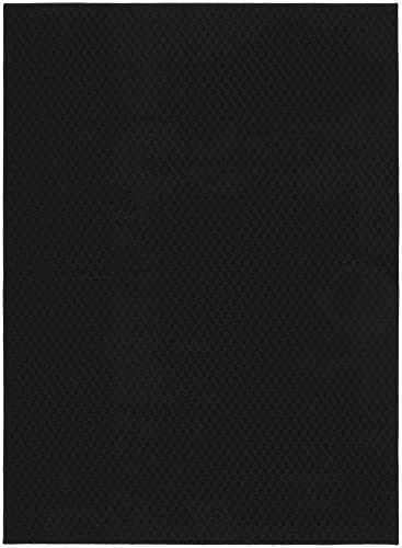 Garland Rug Town Square 6 Ft. x 9 Ft. Area Rug Black