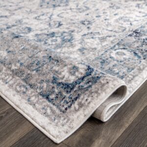 nuLOOM Vintage Anaelle Area Rug, 5' x 8', Blue, Rectangular, 0.3" Thick