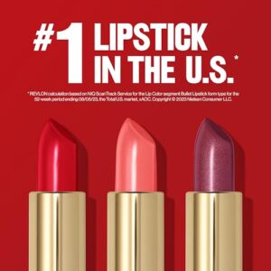 REVLON Lipstick, Super Lustrous Lipstick, Creamy Formula For Soft, Fuller-Looking Lips, Moisturized Feel in Nudes & Browns, Blushing Nude (636) 0.15 oz