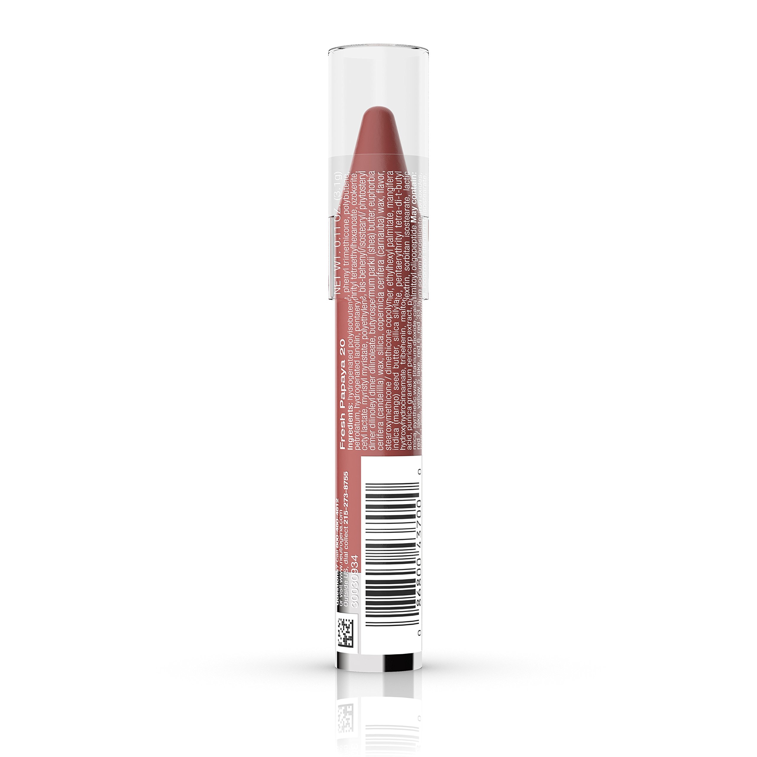 Neutrogena Moisturesmooth Color Stick, 20 Fresh Papaya, 011 Oz.