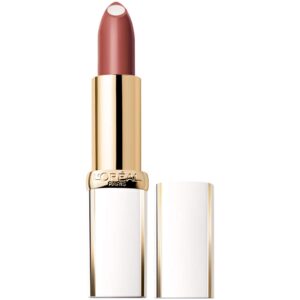 l’oréal paris age perfect luminous hydrating lipstick + nourishing serum, bright mocha, 0.13 oz.