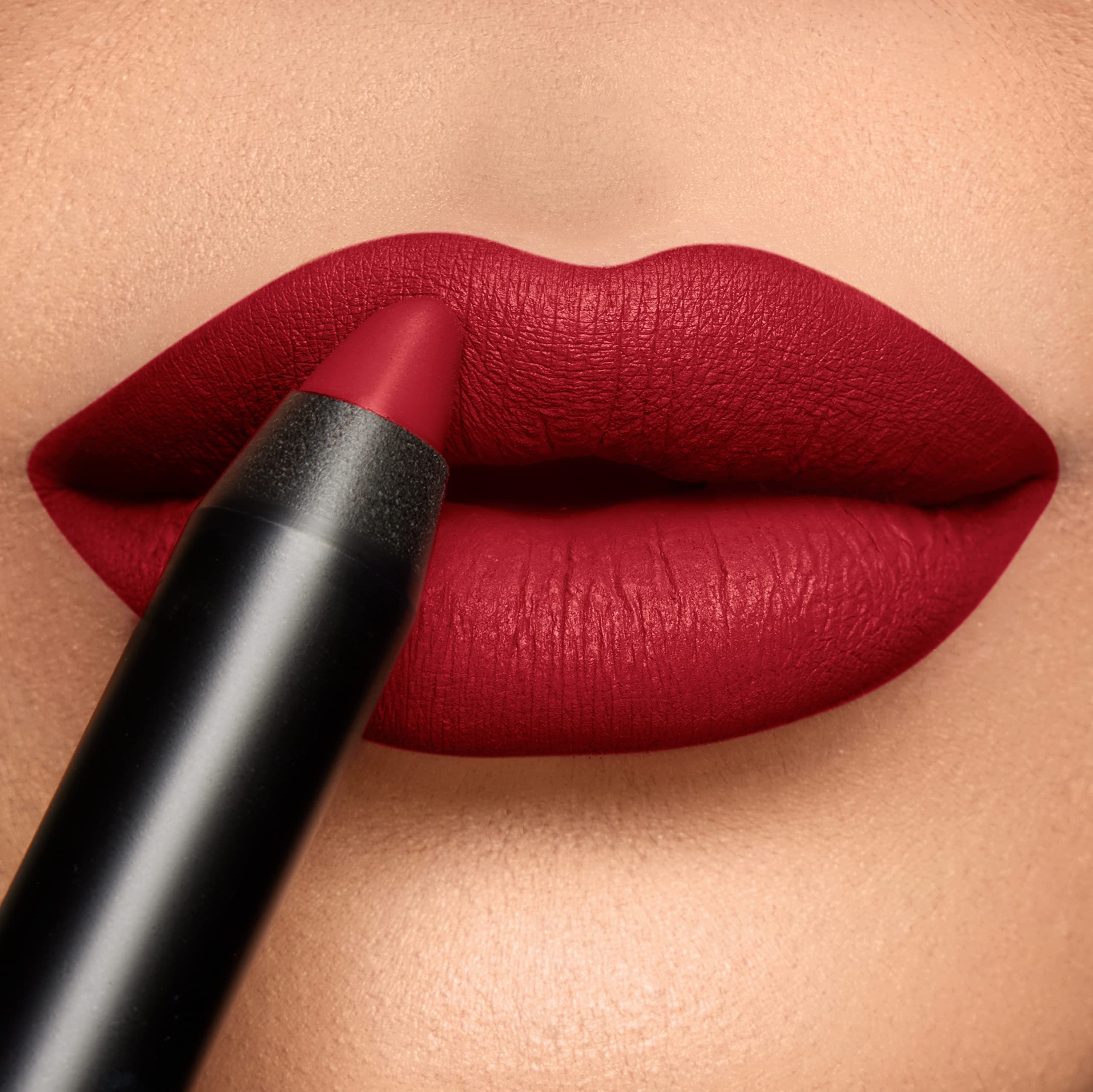 K7L Dark Red Lipstick Crayon - Matte - A