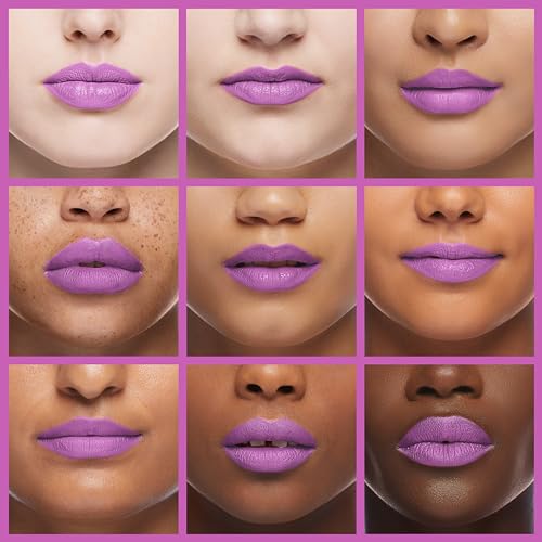 Oulac Matte Liquid Pinky Purple Lipstick for Women, Long Lasting Lipstick Waterproof Lip Stain, No Transfer, Creamy High Pigmented Formula with Rose Oil, Vegan & Cruelty-Free, Light Purple M14