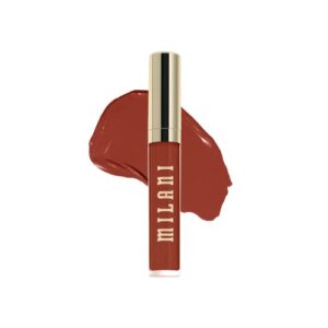 milani stay put longwear liquid lipstick - smudge-proof, kiss-proof, and fade-resistant formula for all-day wear - we stan