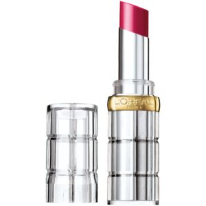 l'oreal paris makeup colour riche shine lipstick, glassy garnet, 0.1 oz.