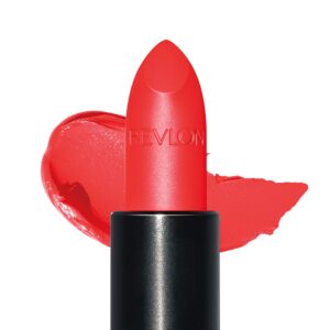 REVLON Super Lustrous The Luscious Mattes Lipstick, in Coral, 007 On Fire, 0.15 oz