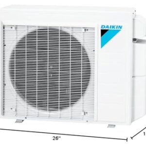 Daikin 2-Zone (12,000 BTU +12,000 BTU) CIRRA Series Mini Split Air Conditioner Heat Pump System with Maxwell 15 ft. Installation Kit and Wall Bracket