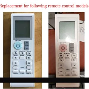 Compatible with DAIKIN Air Conditioner Remote Control BRC52B61 BRC52B62 BRC52B63 BRC52B64 BRC52B65