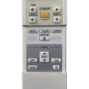 Replacement for Daikin Air Conditioner Remote Control for Model FTXS30HVJU FTXS36HVJU FTXS30LVJU FTXS36LVJU ARC452A23 FTXL20G2V1B FTXL25G2V1B FTXL35G2V1B FTXS09JEVJU FTXN09JEVJU FTXS12JEVJU