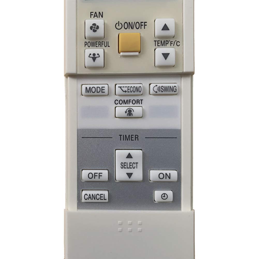 Replacement for Daikin Air Conditioner Remote Control for Model FTXS30HVJU FTXS36HVJU FTXS30LVJU FTXS36LVJU ARC452A23 FTXL20G2V1B FTXL25G2V1B FTXL35G2V1B FTXS09JEVJU FTXN09JEVJU FTXS12JEVJU