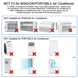 All in One K-1028E Universal A/C Air Conditioner Remote Control 1000 in 1 Controller for LG Gree Midea Toshiba Haier Daikin Hitachi Sharp Panasonic Samsung Sanyo Hisense Fujitsu Air Condition