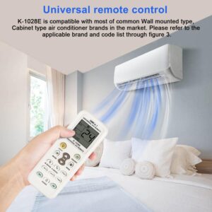 All in One K-1028E Universal A/C Air Conditioner Remote Control 1000 in 1 Controller for LG Gree Midea Toshiba Haier Daikin Hitachi Sharp Panasonic Samsung Sanyo Hisense Fujitsu Air Condition