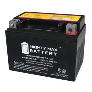 mighty max battery ytx4l-bs replacement for scooter honda nb50 aero 50cc 85-'87 battery