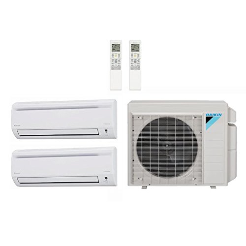 27,000 Btu 17.7 Seer Daikin Multi Zone Mini Split Heat Pump System - 9K-18K 4MXS36RMVJU - FTXS09LVJU - FTXS18LVJU