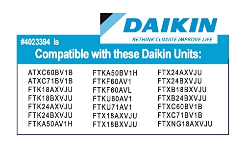 Screen and Air Purifying Mini Split Filter Combo for Daikin 4023394 and 182242J.