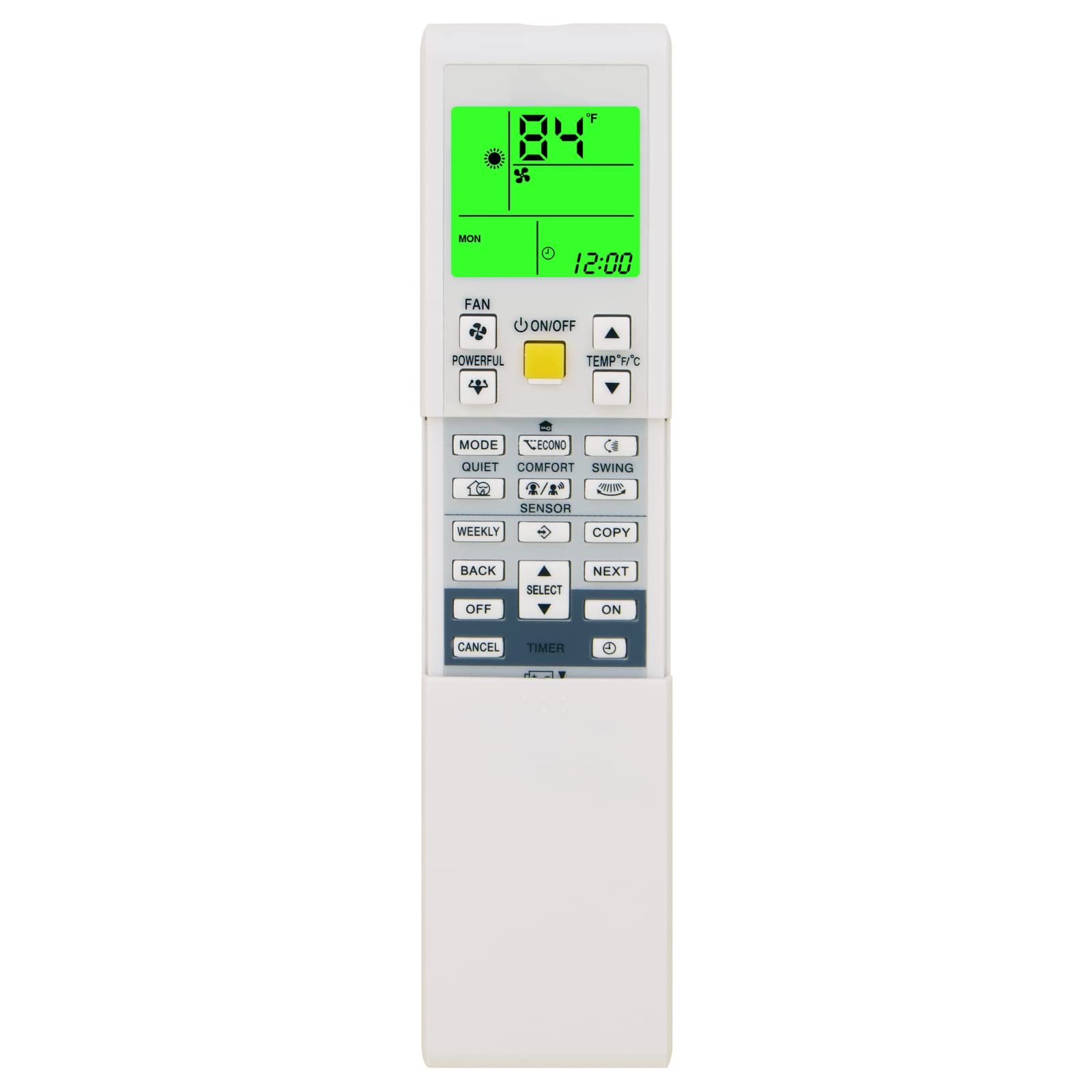 YING RAY Replacement for DAIKIN AC Air Conditioner Remote Control ARC466A21 FVXS09NVJU FVXS12NVJU FVXS15NVJU FVXS18NVJU