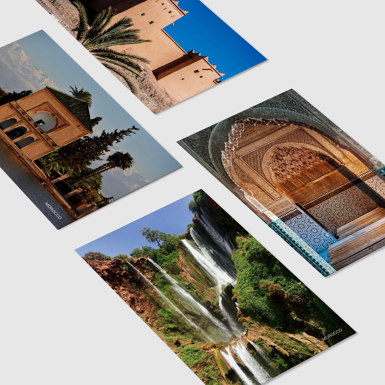 Dear Mapper Vintage Morocco Landscape Postcards Pack 20pc/Set Postcards from Around the World Greeting Cards for Business World Travel Postcard for Mailing Decor Gift