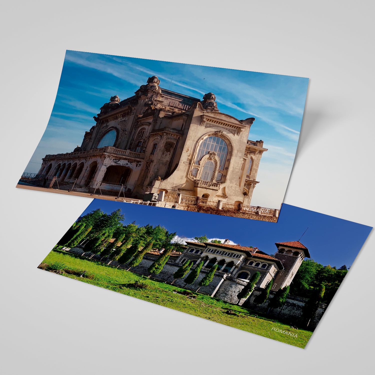 Dear Mapper Romania Vintage Landscape Postcards Pack 20pc/Set Postcards from Around the World Greeting Cards for Business World Travel Postcard for Mailing Decor Gift