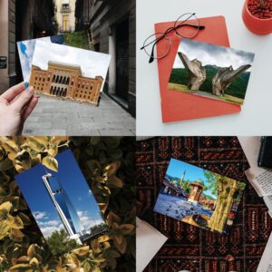 Dear Mapper Bosnia and Herzegovina Vintage Landscape Postcards Pack 20pc/Set Postcards From Around The World Greeting Cards for Business World Travel Postcard for Mailing Decor Gift