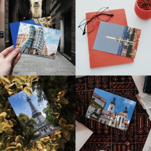 Dear Mapper Czechia Vintage Landscape Postcards Pack 20pc/Set Postcards from Around the World Greeting Cards for Business World Travel Postcard for Mailing Decor Gift