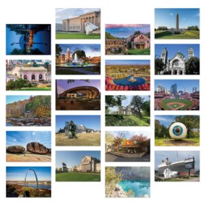 dear mapper vintage united states missouri landscape postcards pack 20pc/set postcards from around the world greeting cards for business world travel postcard for mailing decor gift