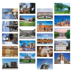 dear mapper poland vintage landscape postcards pack 20pc/set postcards from around the world greeting cards for business world travel postcard for mailing decor gift