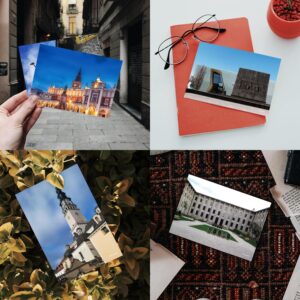 Dear Mapper Poland Vintage Landscape Postcards Pack 20pc/Set Postcards From Around The World Greeting Cards for Business World Travel Postcard for Mailing Decor Gift