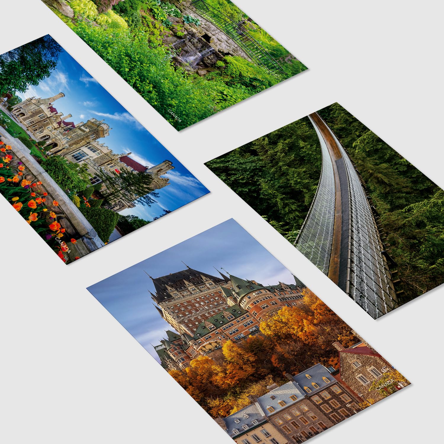 Dear Mapper Canada City Landscape Postcards Pack 20pc/Set Postcards From Around The World Greeting Cards for Business World Travel Postcard for Mailing Decor Gift