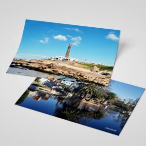 Dear Mapper Uruguay Natural Landscape Postcards Pack 20pc/Set Postcards From Around The World Greeting Cards for Business World Travel Postcard for Mailing Decor Gift