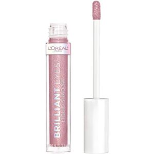 l'oreal paris brilliant eyes shimmer liquid eye shadow, longwearing lasting shimmer, crease resistant, flake-proof, precision applicator, quick dry, non-greasy, amethyst quartz, 0.1 oz.