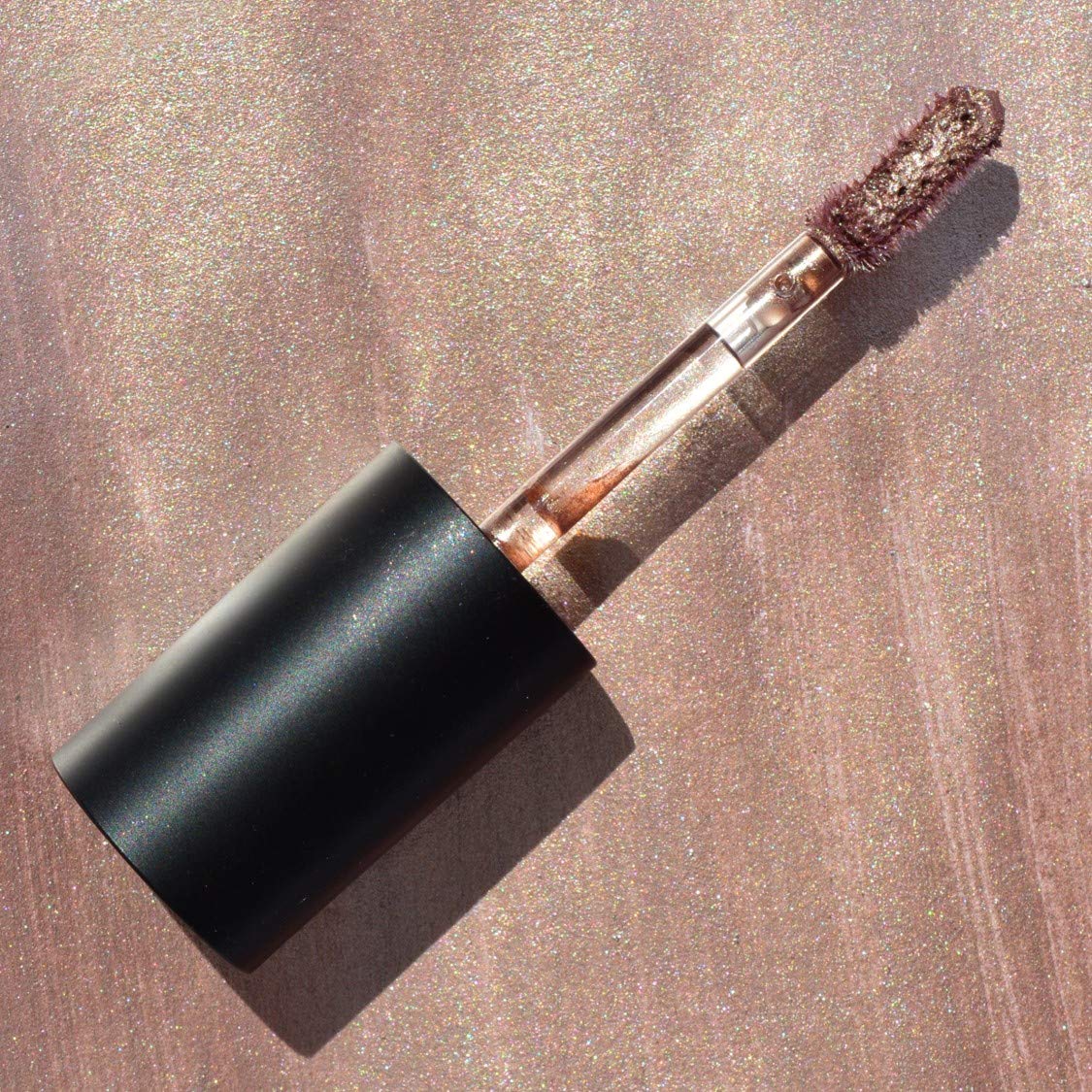 Palladio Liquid Eyeshadow, creamy shimmery formula that instantly adheres to the eyelid with flexible applicator wand for over 8 hours of smudge and crease-proof wear (Sunstone)