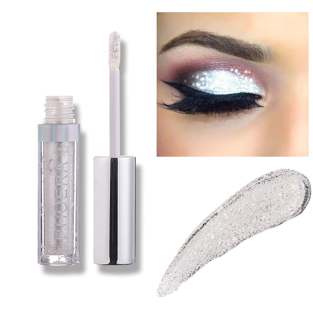 Glitter Eyeshadow，Makeup For Eyes Liquid Shimmer Sparkle Glow Light Colors Pencil Stick Shiny Long Lasting Waterproof Shining Eye Shadow Sets Metallic Pigments Metals Gloss Sparkling Pen Kit (A103)