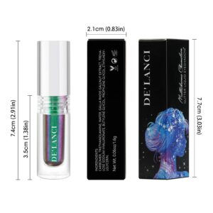 Chameleon Eyeshadow Liquid Glitter Eye Makeup, High Pigment Intense Color Shifting Green Violet Metallic Eye Shadow, Holographic with No Creasing Metal Glitter and Glow Liquid Eyeshadow,1.6g (#04 ELF)