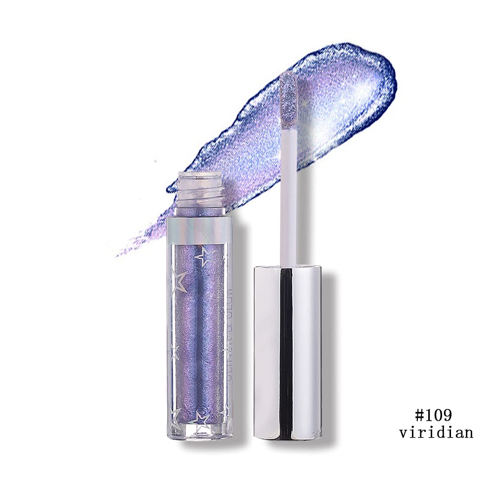 Coalitione Liquid Eyeshadow 12 Colors Long Lasting Waterproof Shining Shimmer Glitter Eyeline liquid Matte Eyeshadow ,Elves Makeup Girls Eyeshadow for Party Festival Makeup Beauty