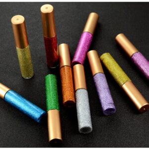 Quxunzzz Liquid Glitter Eyeshadow,Liquid Glitter Eyeliner Metallic Glitter Shimmer Eye Looks Waterproof Long Lasting Quick-Drying Sparkling Eye Shadow (05)