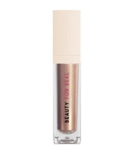 beauty for real level up multi-dimensional liquid eyeshadow, moondance - pearlized, glistening beige - creaseless, long-wear formula - cruelty free & paraben free - 0.135 fl oz