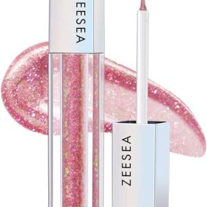 zeesea Glitter Galaxy Colored Liquid Eyeshadow, Dazzling Shimmer Eye Makeup, High Pigmented & Long Lasting (11 Fireworks)