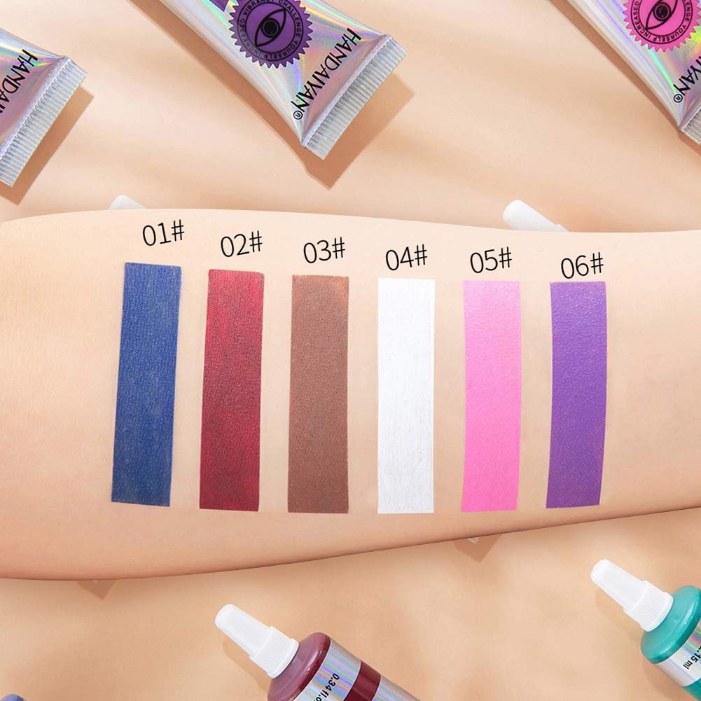 Bysiter Matte Eyeshadow Cream 6 Colors Matte Liquid Eyeshadow Makeup Set Waterproof High Pigmented Smudgeproof Long Lasting Colorful Eye Shadow Gift Sets for Girls Women