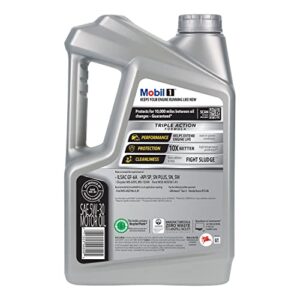 Mobil 1 Advanced Full Synthetic Motor Oil 5W-30, 5 Quart